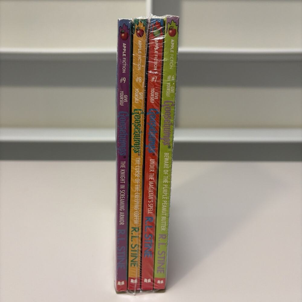 R.L. Stine Give Yourself Goosebumps Books #6-#9 PB 1996 Set Of 4 Books New